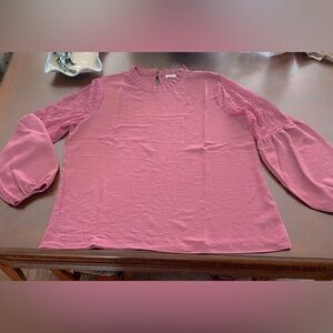NWT Rose colored top